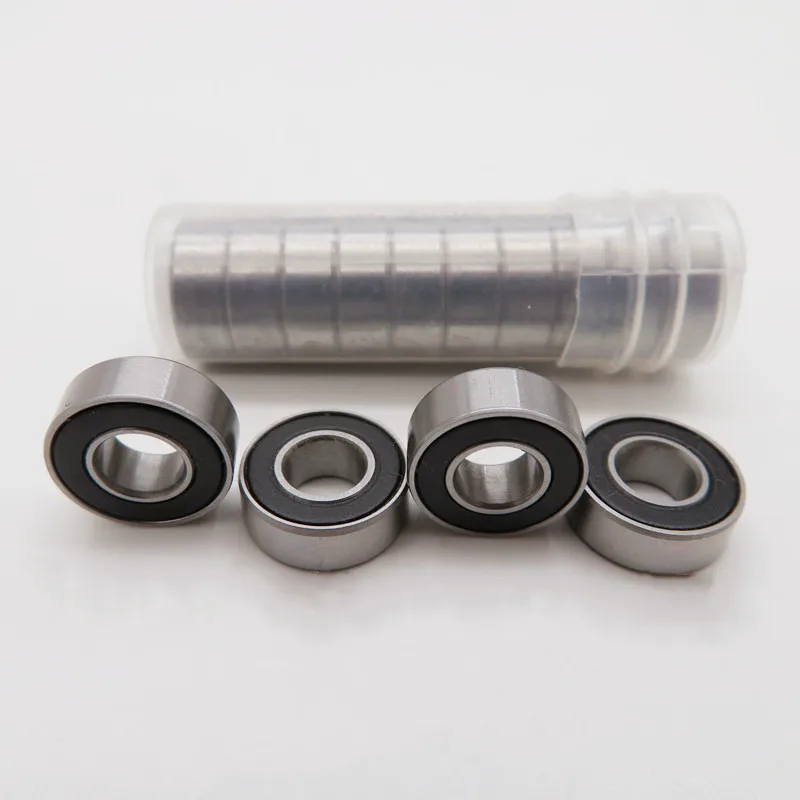 50-500pcs miniature bearing MR126-2RS  6x12x4mm L-1260D rubber seal deep groove ball bearings MR126 MR126RS 6*12*4 mm