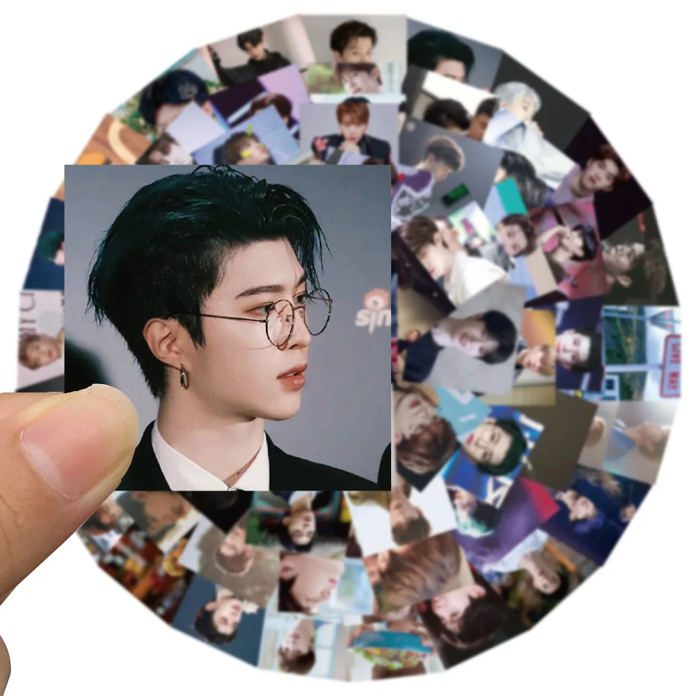 10/62Pcs Star Hand Account Stickers Nine Percent Cai Xukun Fan Chengcheng Linkai Huang Minghao Justin Stationery Sticker