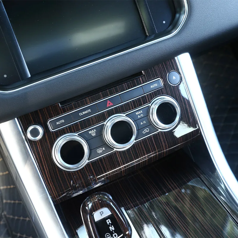 لاند روفر رينج روفر سبورت 14-18 ABS ألياف الكربون سيارة التحكم المركزي مكيف الهواء حجم لوحة ملصق اكسسوارات السيارات