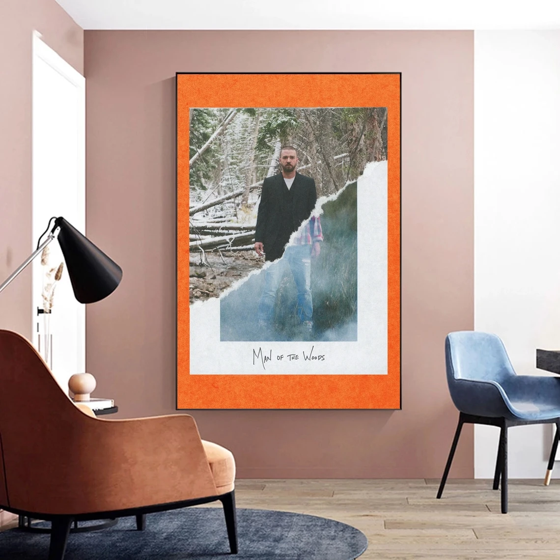 Justin Timberlake Man of the Woods Poster Star Music Singer Canvas Poster Print Art Wall Painting Home Decoration Gift Poster