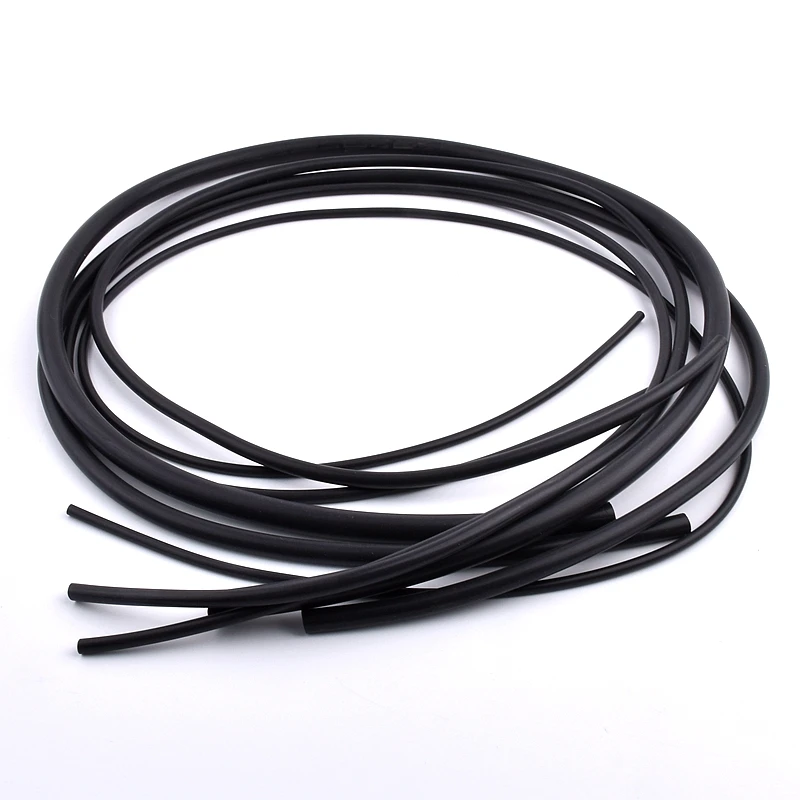 1M I.D 3~10-38mm Hi-quality Black Silicone Hose Flexible Silica Gel Pipe  Food Level Safety Soft Pipe Aquarium Air Pump Hose