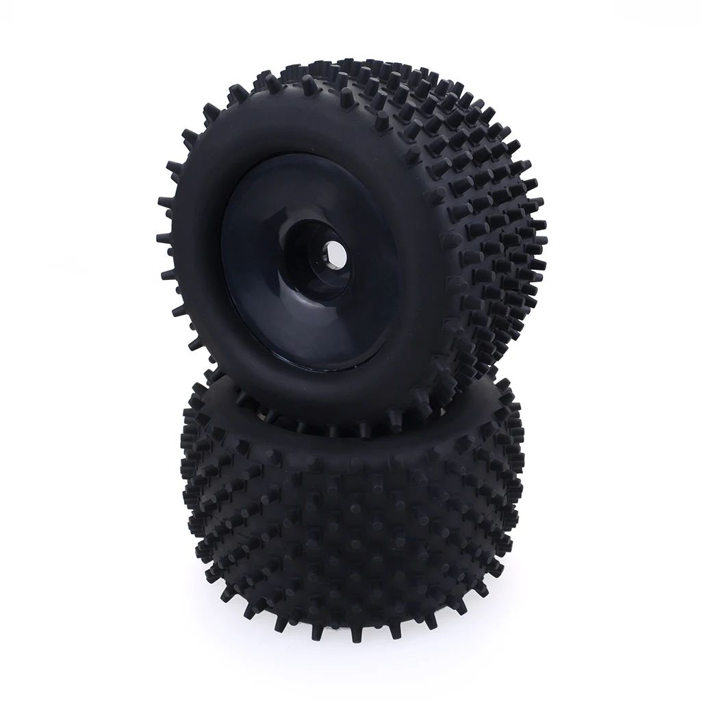 2PCS 170MM 155MM 150MM 120MM Tyre Weel Monster Truck Tires Wheels 17mm Hub Hex for 1/8 RC Car Redcat Traxxas Trx4