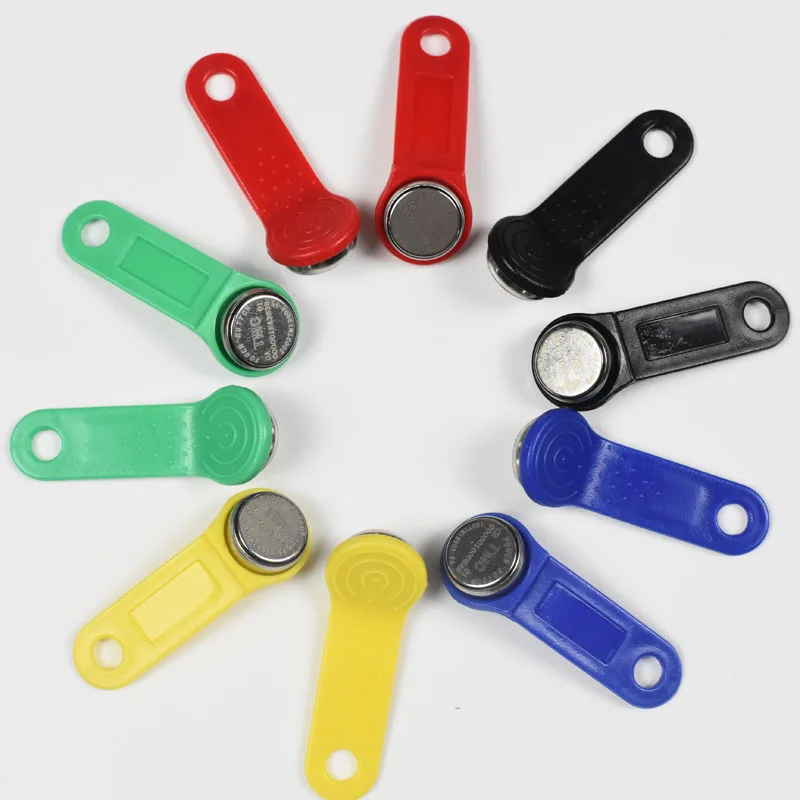 100Pcs/Lot Dallas DS1990A DS1990A-F5 IButton Electronic Key IB Tag Fobs TM Cards