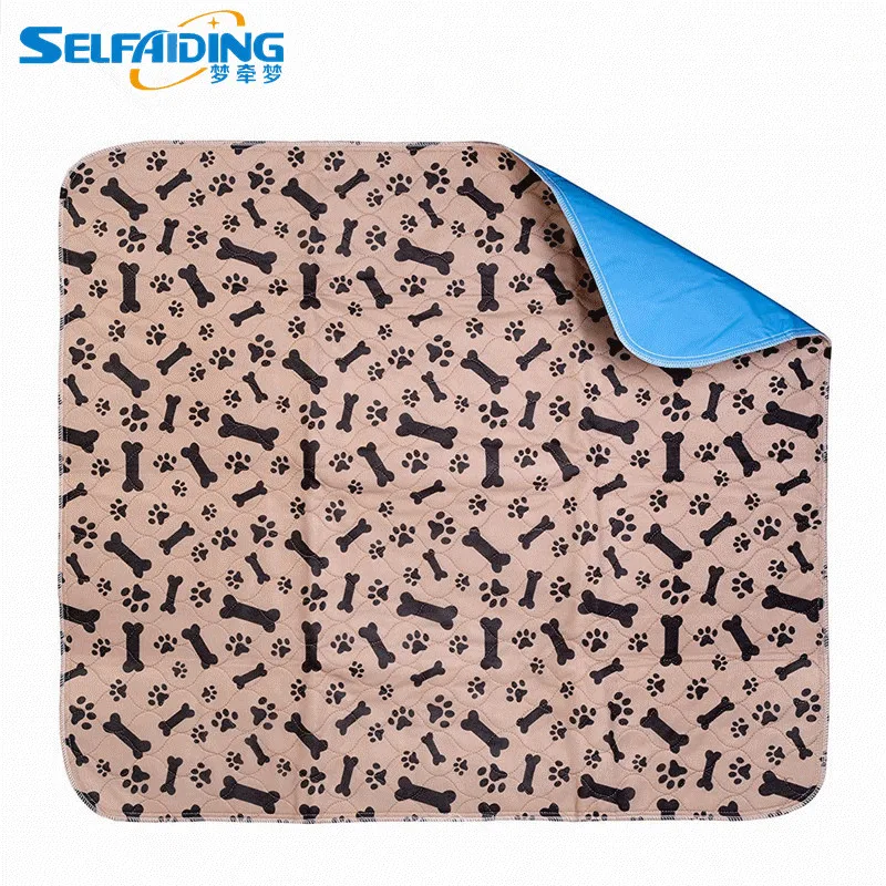 

Washable Dog Pee Underpad Quick Absorbent Puppy Training Pads Waterproof Pet Mat