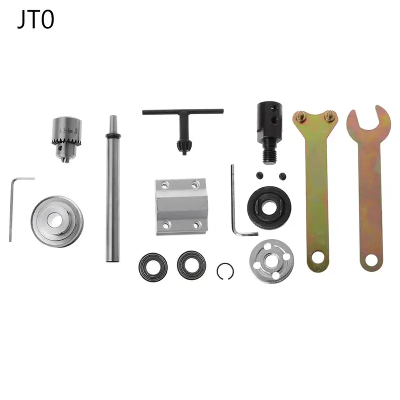 JTO/B10/B12/B16 Electric Drill No Power Spindle Assembly DIY Woodworking Cutting Grinding Small Lathe Trimming Belt Drill Chuck