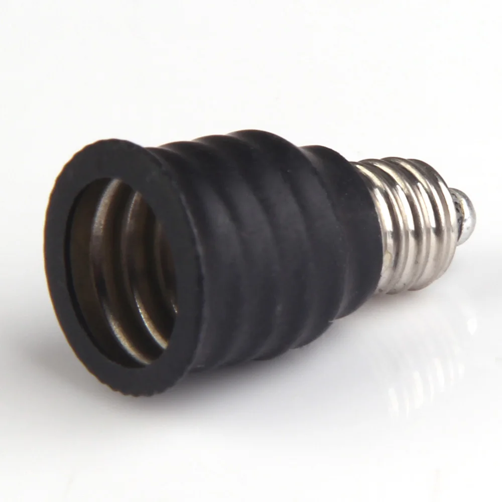 New E10 to E14 Base LED Light Lamp Bulb Adapter Converter Screw Socket Durable, stable and easy to use