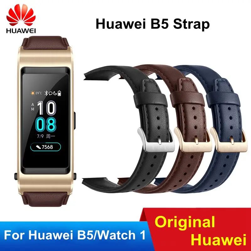 

Сменный кожаный ремешок для Huawei Talkband B5, ремень из натуральной кожи