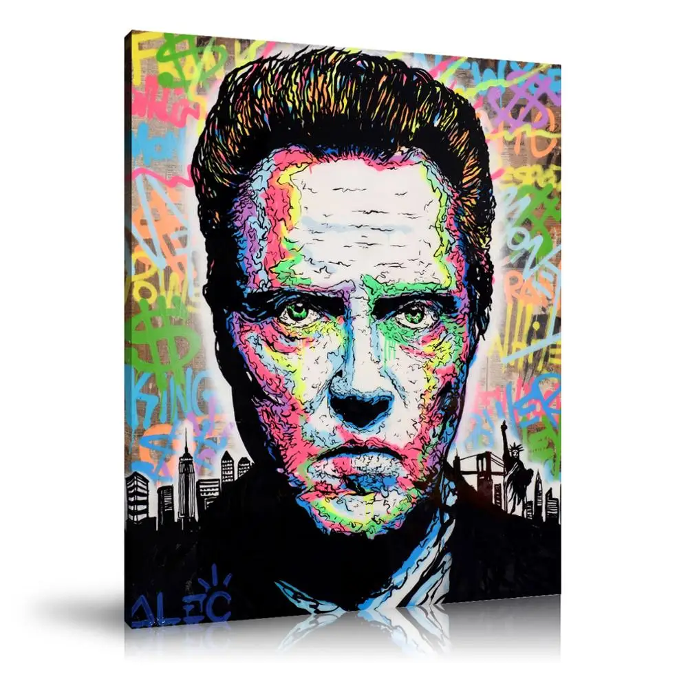 HD Print Alec Monopoly Oil Painting Home Decor Wall Art on Canvas Christopher Walken Canvas Printings Room Decor