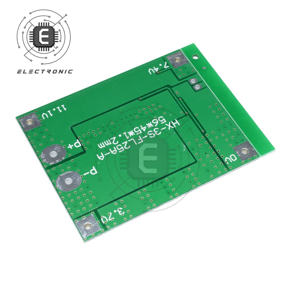 1PCS 3S 12V 11.1V 12.6V 25A Balance 18650 Lithium Ion Lithium Battery PCB Protection Board