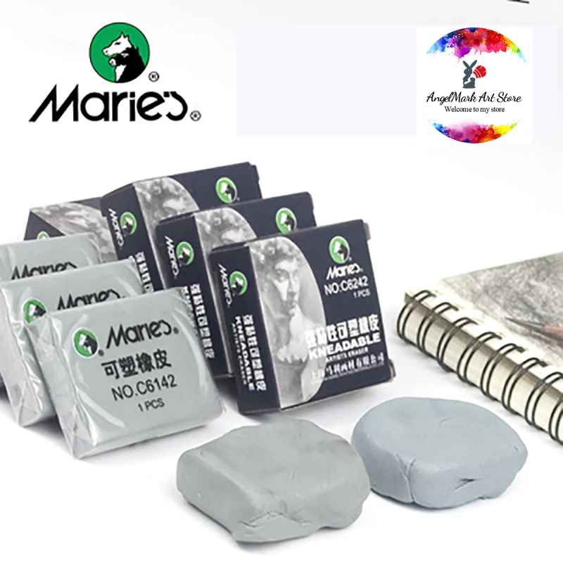 Maries Painting Plasticity Rubber Soft Eraser Wipe highlight Kneaded Rubber For Art Drawing Design Sketch Plasticine Stationery