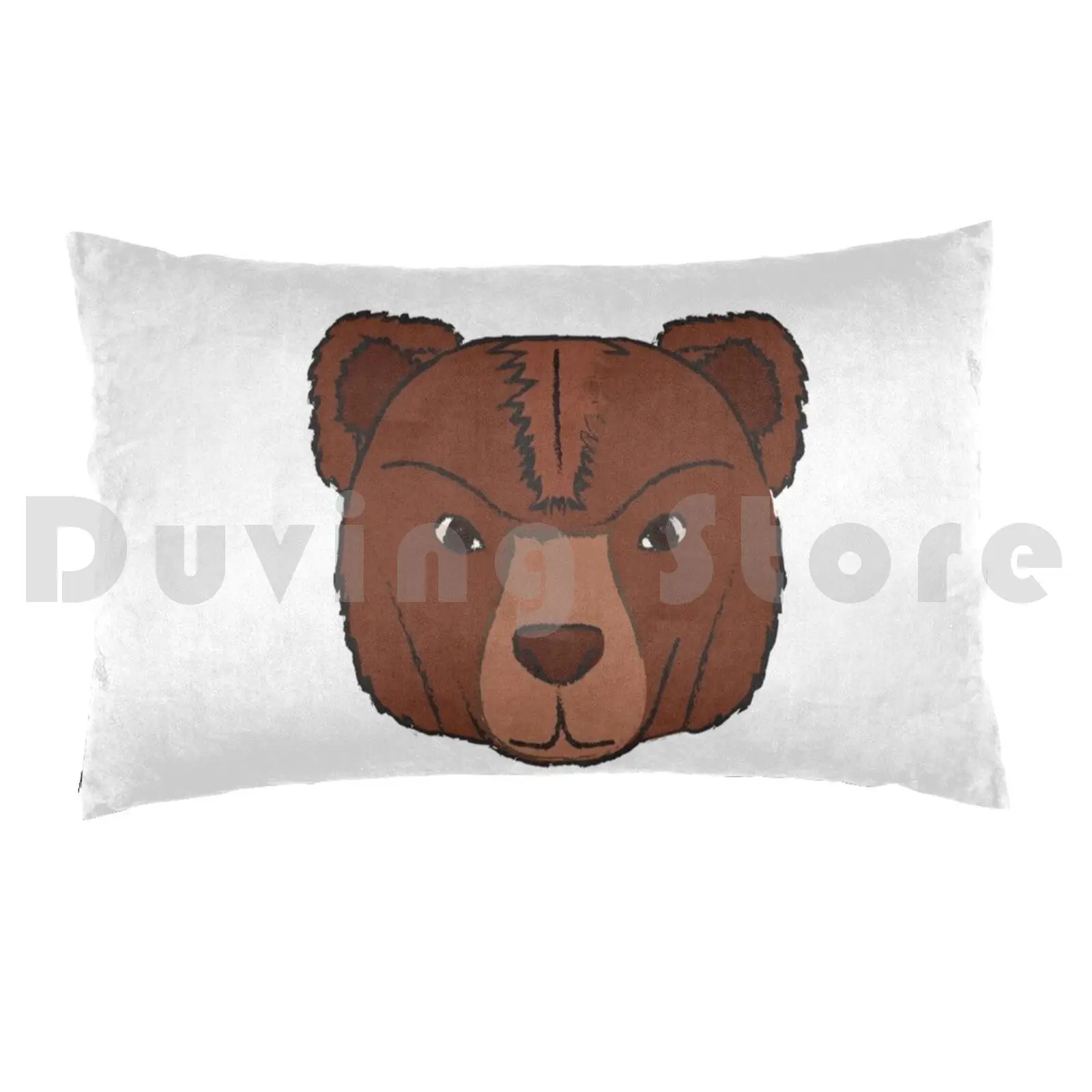 BearPillow case Bear Cute Animal Bara Bear Pride Bears Bobobear Cub Art Comics Pride