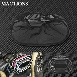 Motorcycle Air Filter Rain Sock Air Cleaner Black Waterproof Protective Cover For Harley Touring Softail Sportster XL 1200 Dyna