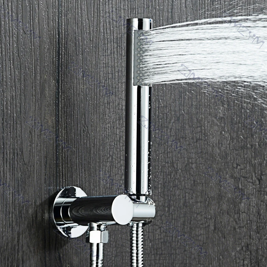 Mitigeur mural pour salle de bain, ensemble de douche, robinets d'eau, pommes de douche, baignoire, système de douche, Mode de pulvérisation manuelle