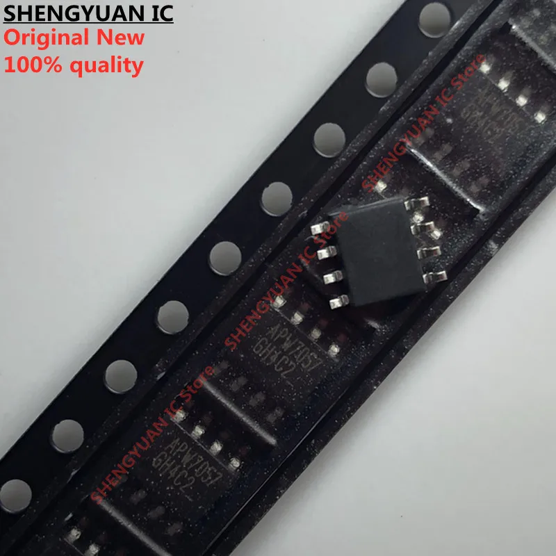 10Pcs APW7057 APW7057KC-TRG APW7057KC-TRL APW7057KC-TR APW7057KC SOP-8 High Power Step-Down Synchronous DC/DC Controller 100%new