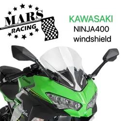 Pasuje do NINJA 400 NINJA400 Ninja-400 2018 2019 2020 2021 akcesoria motocyklowe osłona przedniej szyby osłona przeciwdeszczowa Viser