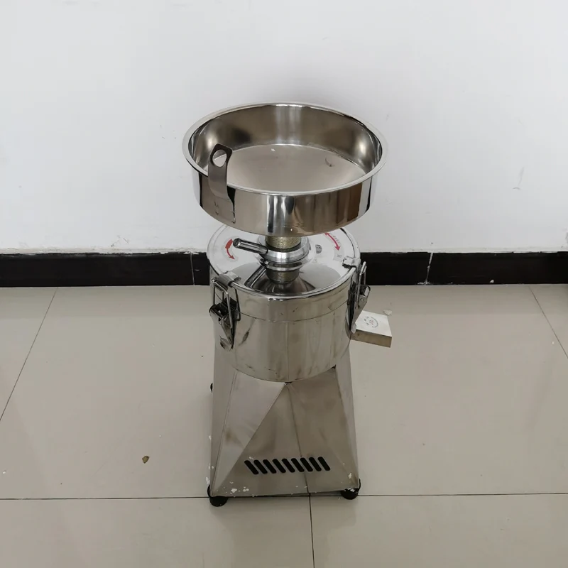 

Commercial Freshly Ground Soybean Milk Machine Large Capacity Stainless Steel Funnel Dregs Tofu Machine