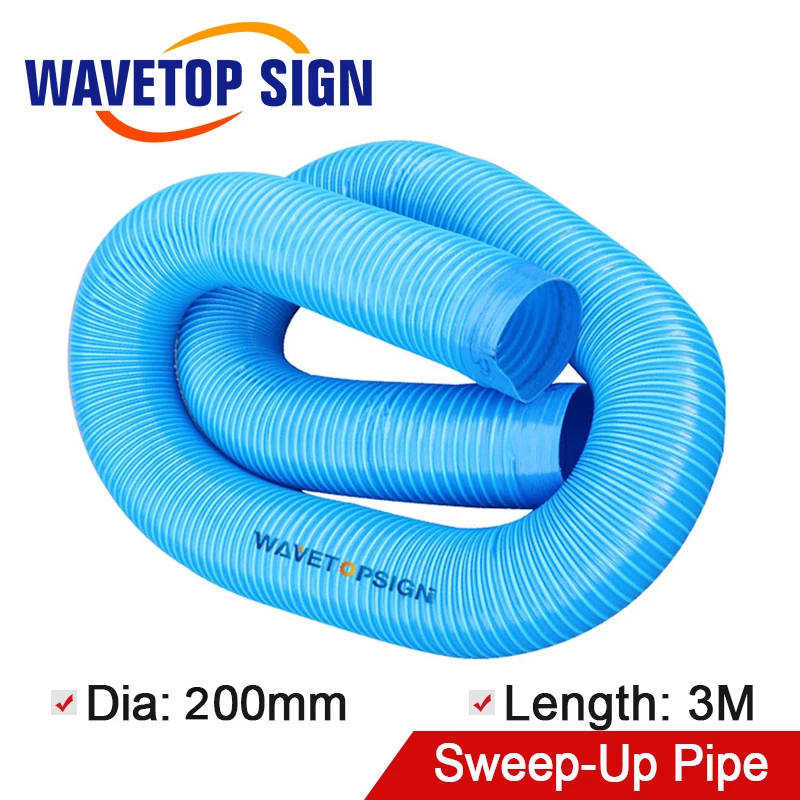 

WaveTopSign Sweep-up Pipe Dia.200mm Length 3meter for Engraving Machine