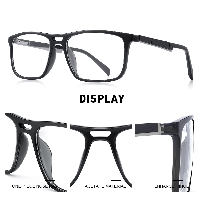 MERRYS DESIGN Men Fashion Square Glasses Frames Myopia Prescription Optical Eyewear S2131