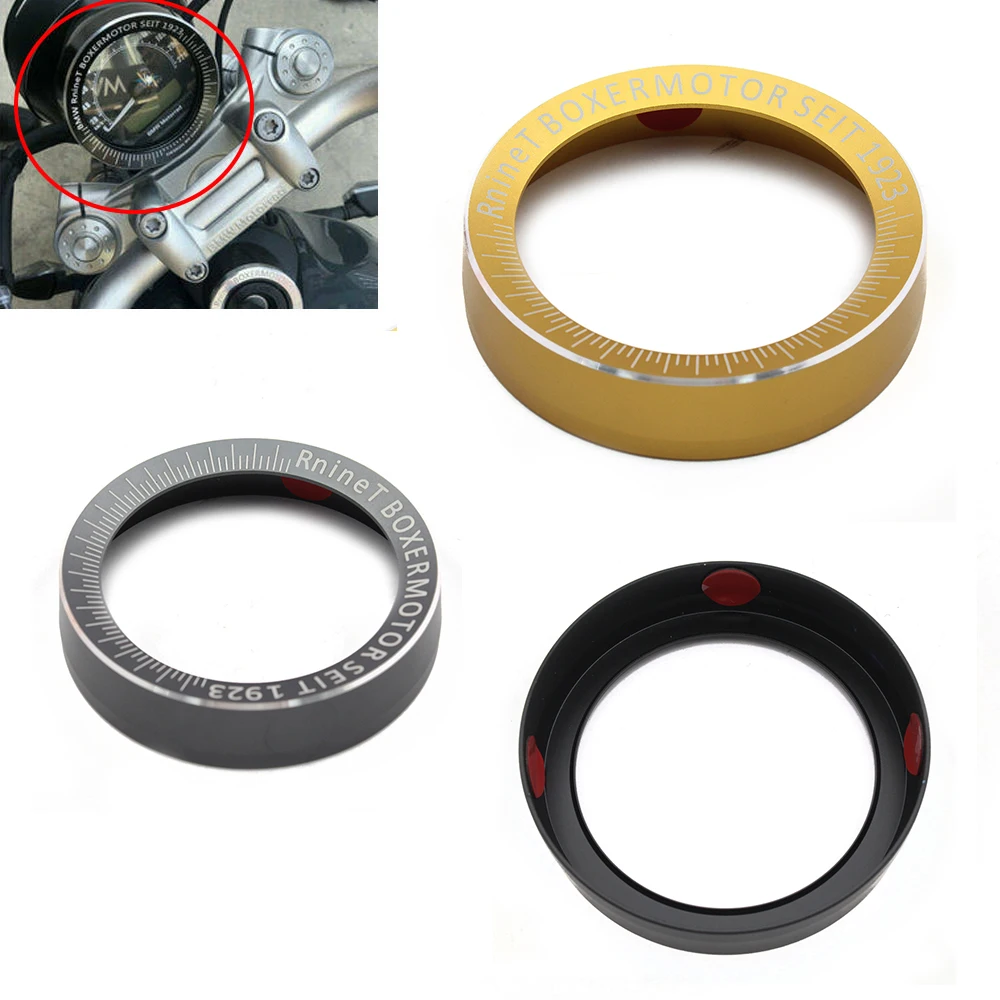 Gauge Bezel Kit Screen Trim Instrument Ring Cover For BMW R NineT Scrambler Pure 2017-ON Motorcycle Aluminum