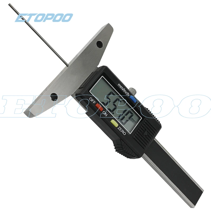 0-50mm 0-100mm 0-150mm  Digital Depth Gauge with Slim Rod electronic tire tread depth gauge Digital Depth Gauges with Thin Rod