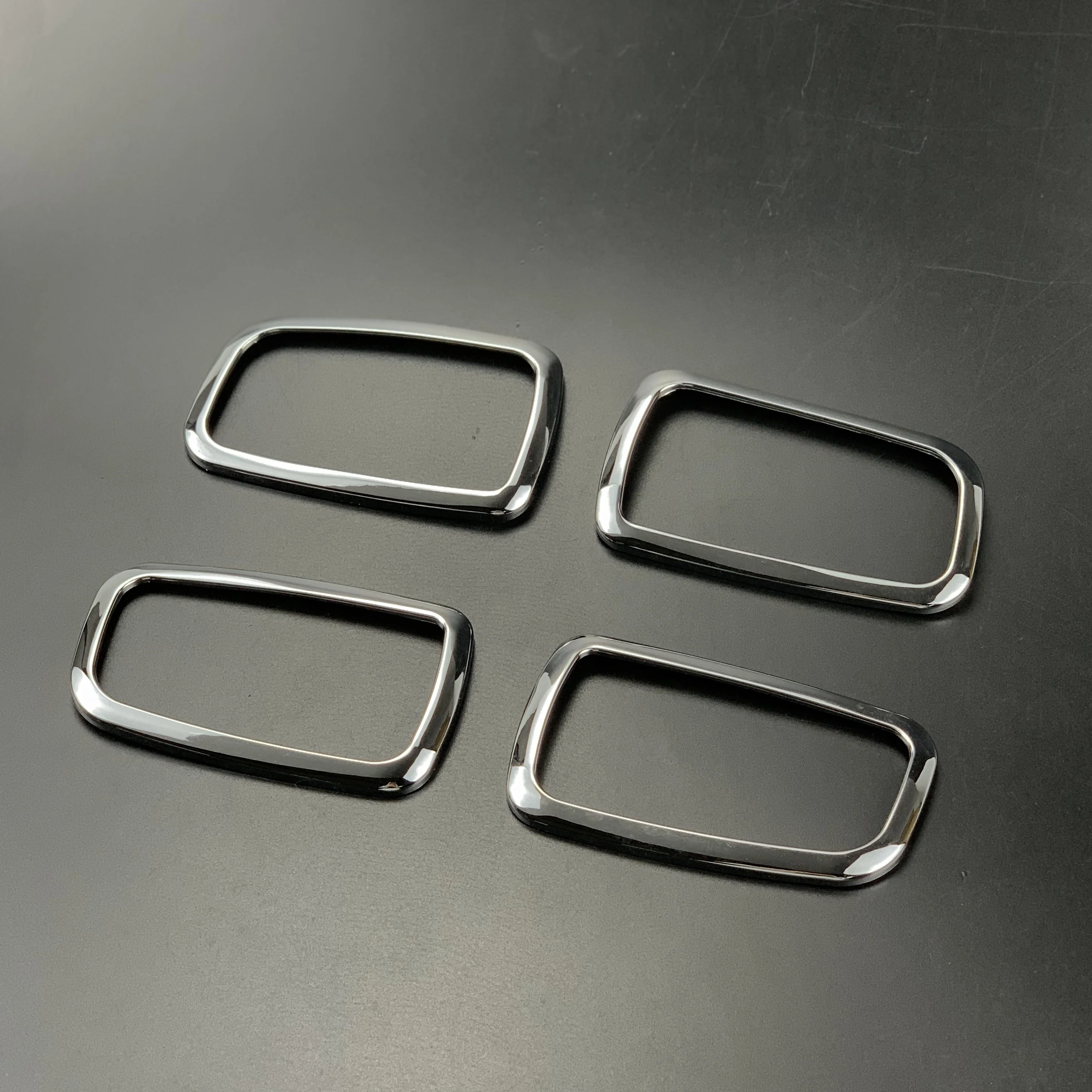 For Mitsubishi ASX ABS Chrome trim handle bowl decoration box ring 4PCS/lot for Mitsubishi ASX auto accessories