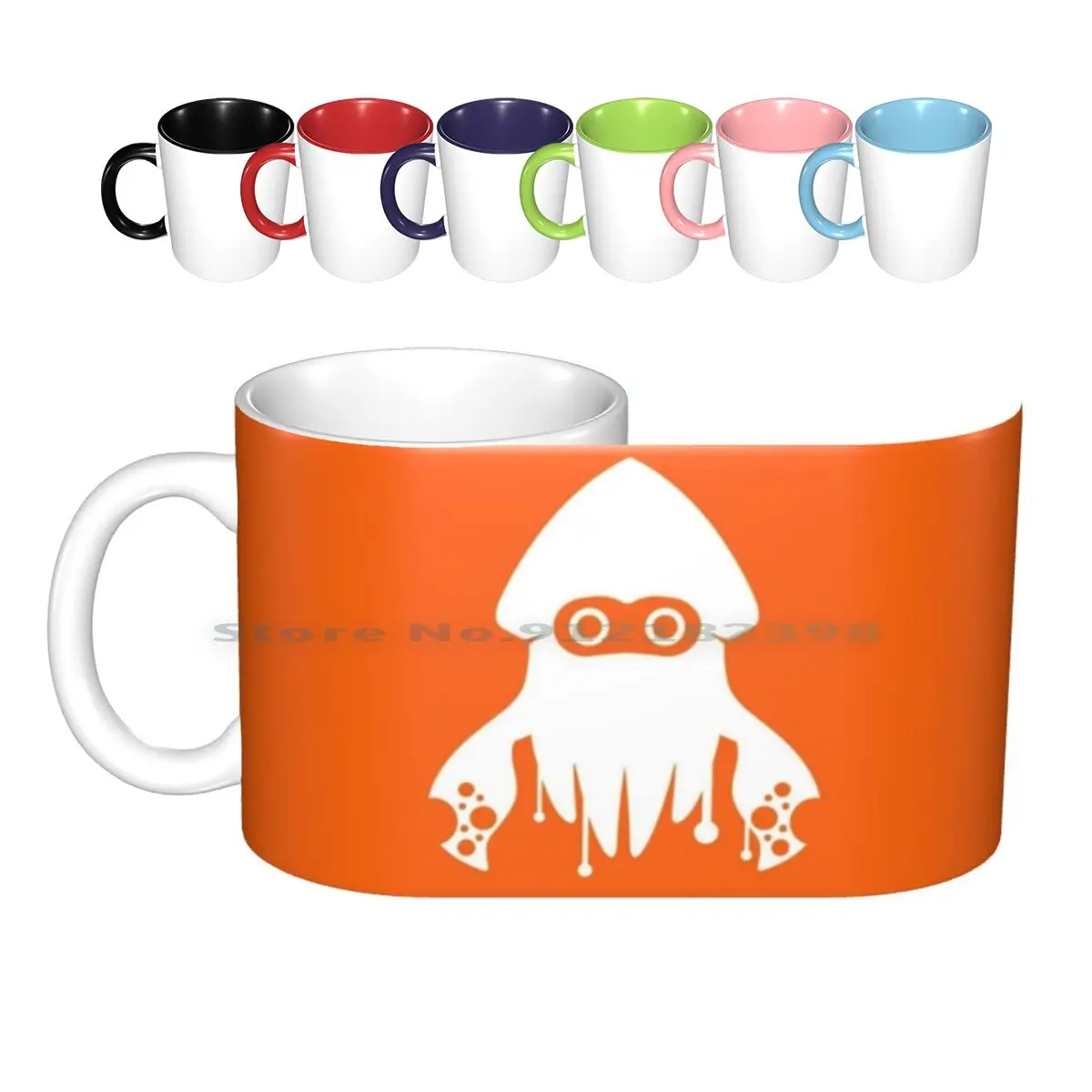 Super Splatoon Bros. (Оранжевый) керамические кружки, кофейные чашки, Кружка для молока и чая, игровые бриллиантовые суперкружки, суперкартинг