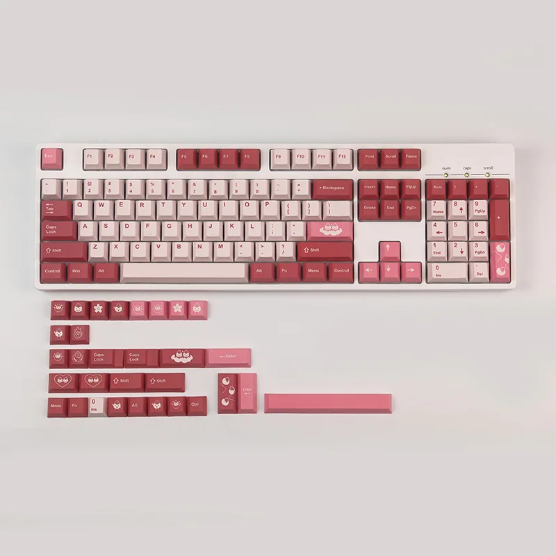 

135 Keys GMK Daifuku Keycaps PBT Dye Sublimation Mechanical Keyboard Key Cap Cherry Profile For MX Switch