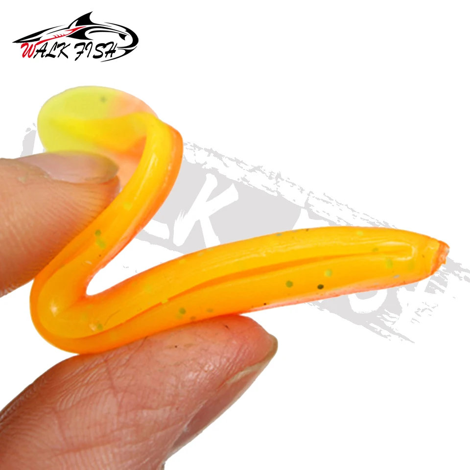 WALK FISH 10 sztuk przynęty miękkie 5.5cm 6.3cm 7cm 9cm sztuczna silikonowa przynęta towary do wędkowania wędkarstwo morskie Pva Swimbait Wobbler Pesca — zdjęcie 3