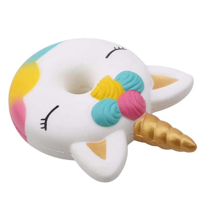 Jumbo Squishy Kawaii Donut Unicorn Food Squishies Slow Rising Stress Relief Squeeze Toys for Baby Charismas Gift  For Kids