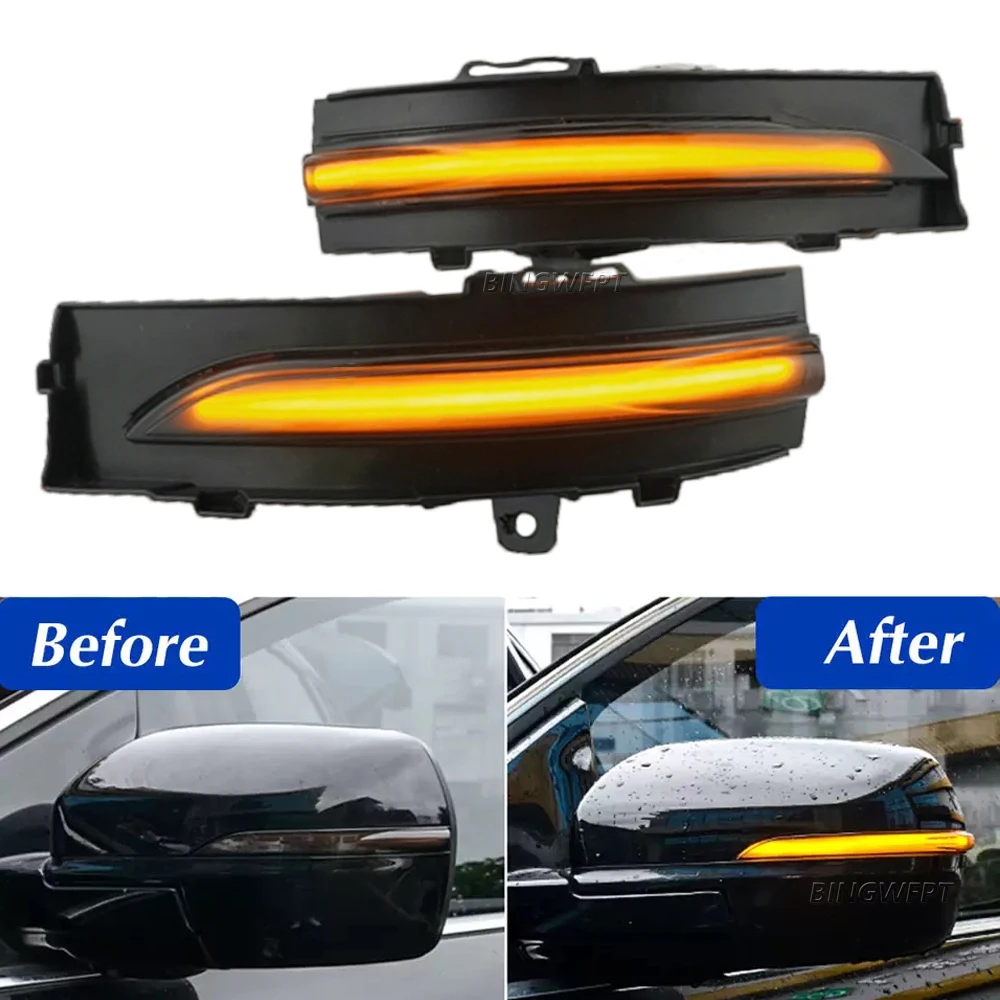 2 uds luz LED de intermitente dinámica espejo indicador lámpara intermitente para Ford EDGE 2015 2016 2017 2018 2019