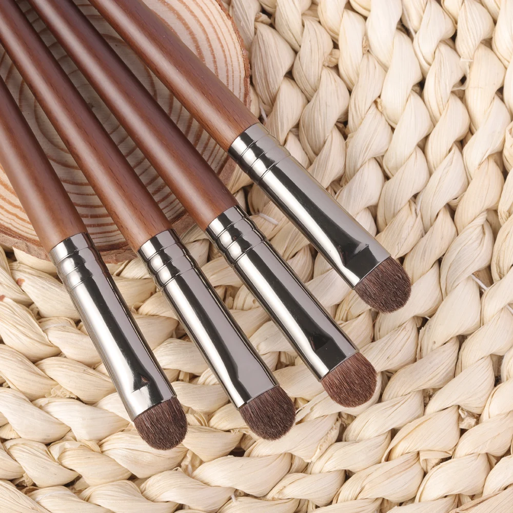 OVW 1PCS Luxe Smoky Shader Brush Pony Hair Eye Shadow Make Up Blending Brushes Wooden Handle Metal Ferrule kisti dlya makiyazha