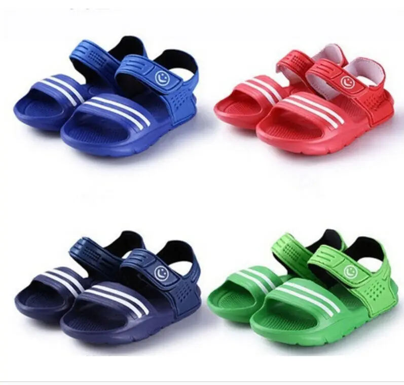 1 Pair Casual Children Kids Shoes Baby Boy Girl Closed Toe Summer Beach Sandals Flat