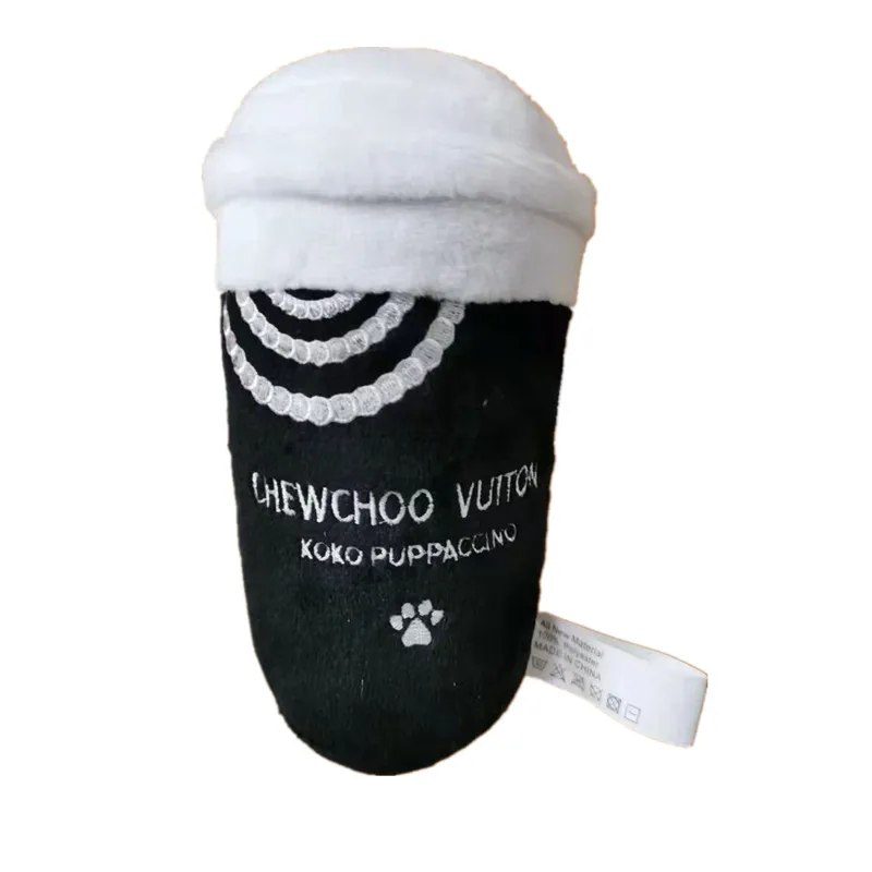 Chewchoo Vuiton Plush Pet Chewing Bottle Toys With Squeaky Plush Dog Soft Toys
