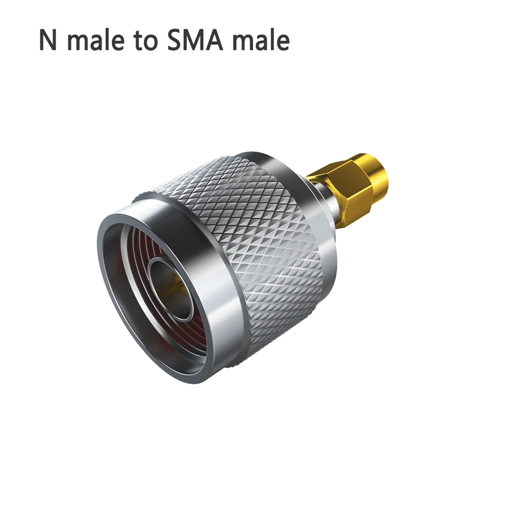 2 pcs N to SMA Adapter N male/female SMA  male/female RF Adapter for Coaxial Cable RF Coaxial Connector 50 ohm SMA Female/ Male