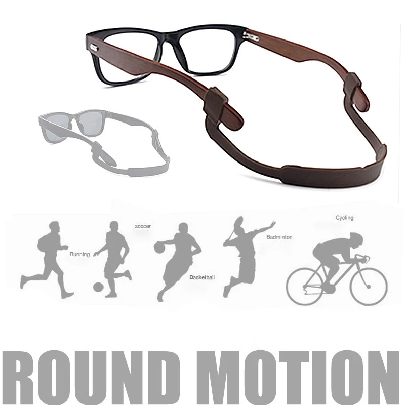 High Elastic Anti Slip Sets Silicone Sport Sunglasses Strap Glasses Ear hook Cords Eyeglasses Chain Cord Holder String Ropes