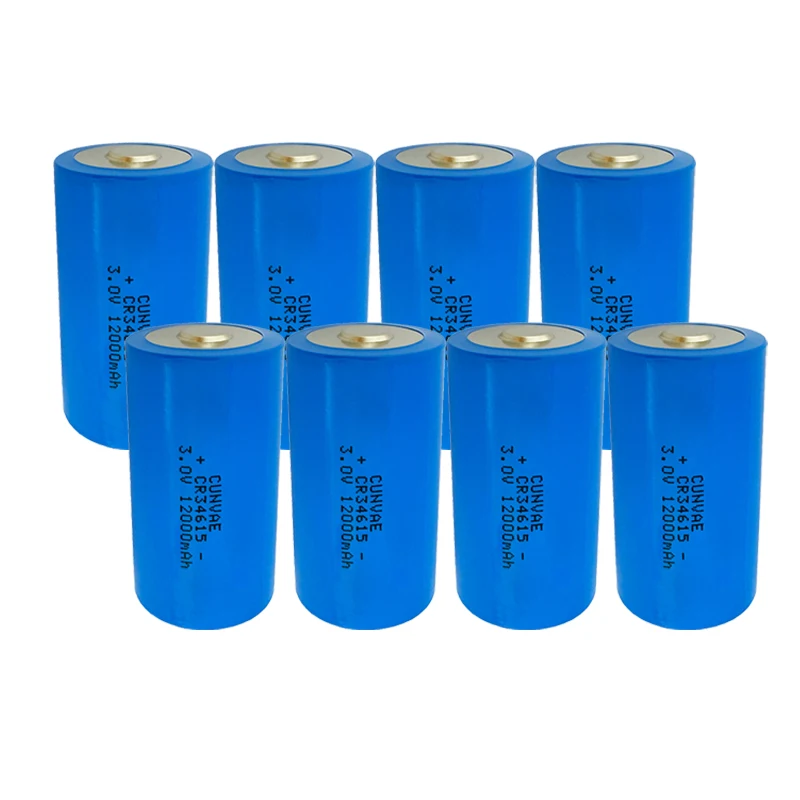 

8PCS CR34615 Battery 34615 12000mAh 3.0V Li-MnO2 Lithium 34615 Batteries for GPS Radio communication other military