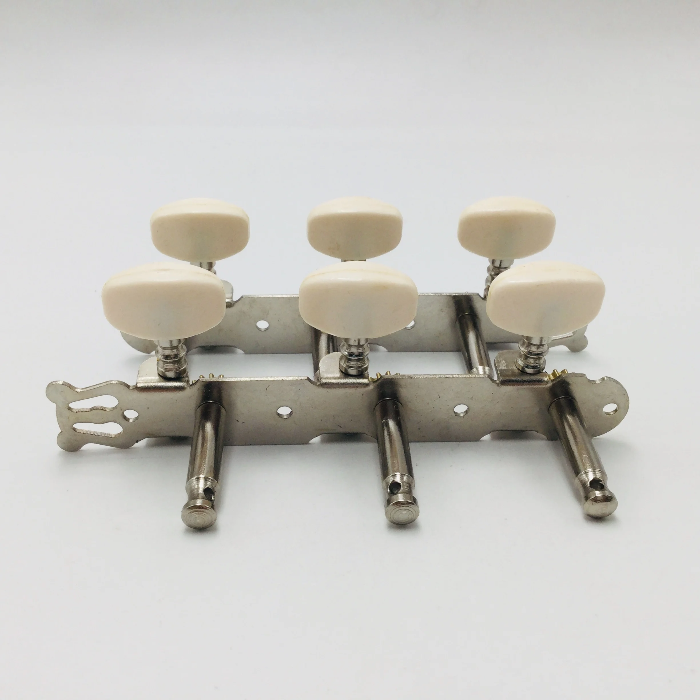 Ohello 2Pcs/set Classical Guitar Tuner Acoustic Classical Guitar Tuning Keys Steel Pegs Machine Heads Set