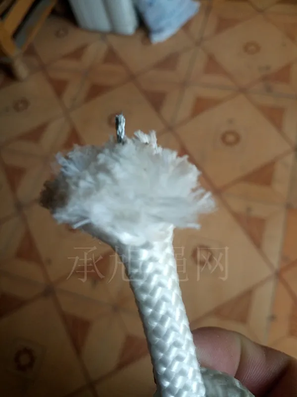 Corda di sicurezza per il fuoco Built-in filo di acciaio di ricambio antincendio e di fuga Arrampicata cavo Cordini Di Sicurezza Diametro 8mm con 2pcs fibbia