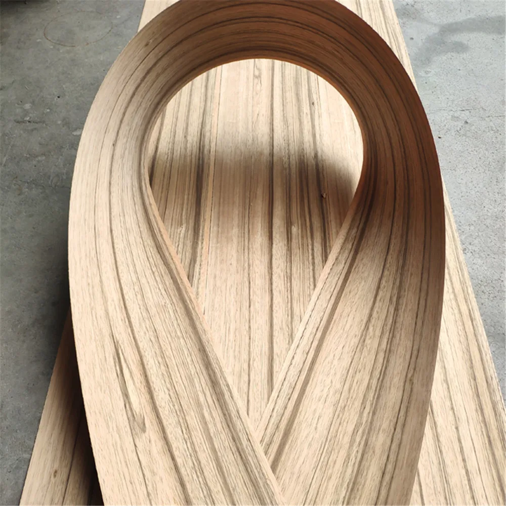 2x Natural Wood Veneer Zebra for Furniture Audio about 15cm x 2.5m 0.4mm thick Q/C