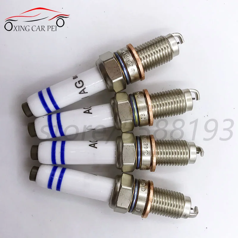 04E905612 4PCS IRIDIUM SPARK PLUG  04E 905 612 FOR 0 241 145 515 ZKER6A-10EG PZKER7A8EGS 94968 auto ignition plug