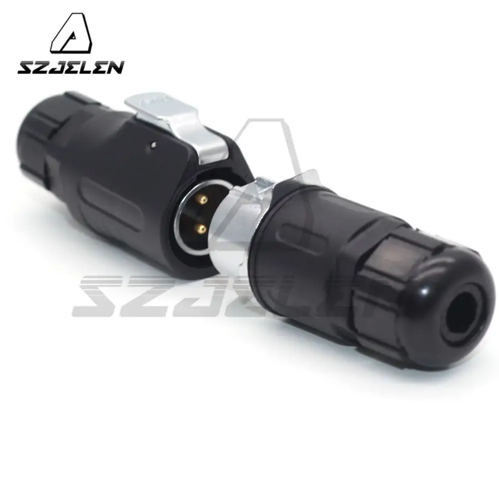 Xhp20 M20 Plastic 2pin 5a Ip67 Waterproof Electrical Welding Male Female Plug Socket Connector