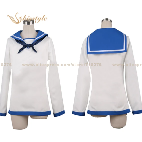 Kisstyle Fashion Strike Witches Yoshika Miyafuji Uniform COS Clothing Cosplay Costume,Customized Accepted