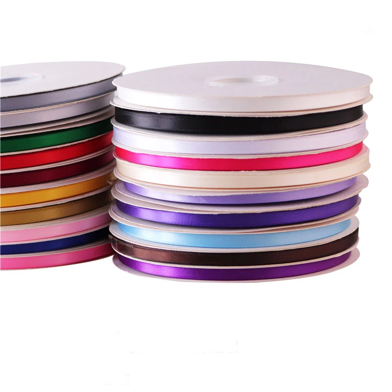 5Yards/Roll silk satin ribbon for crafts wedding Decorations DIY Grosgrain Ribbons Bow Gifts Card Wrapping Supplies 12 mm