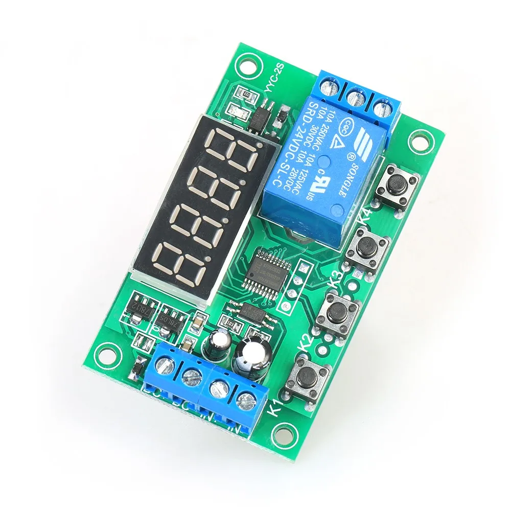 Einstellbare 5A LED Verzögerung Relais Modul Verzögerung Timer Control Switch Board
