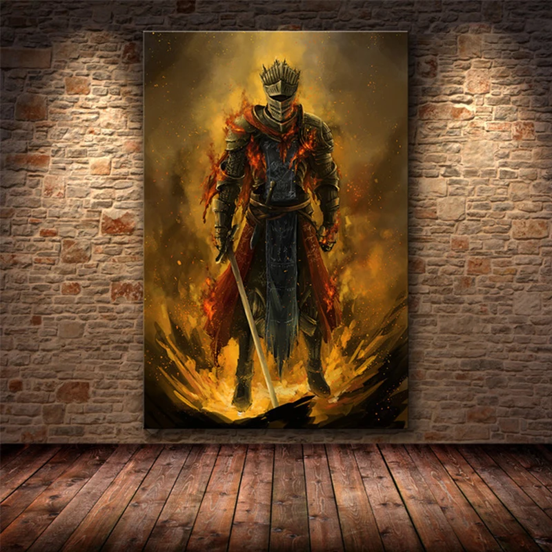 Classic game poster The Dark Souls 3 decorative painting on canvas wall art canvas painting decorative poster and prints cuadros