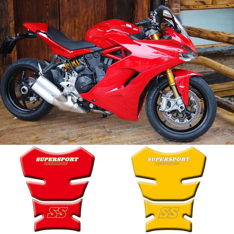 

Motorcycle 3D Fuel Tank Pad Protective Stickers Decals For Ducati SS Supersport 1989-1998 Stickers 1