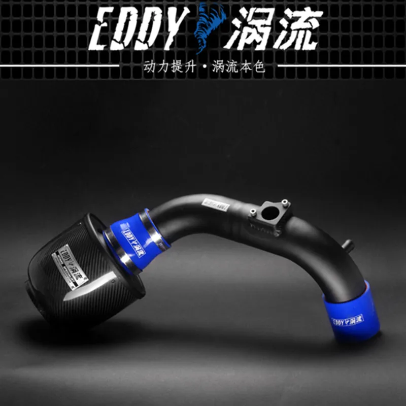 EDDY Intake System Air Intake Pipe & Carbon Fiber Air Filter for Toyota VIOS 1.3 2014-2016 VIOS 1.5 2014-2017 Car Engine Parts