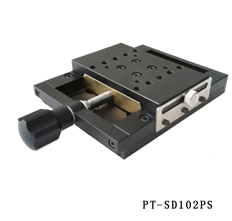 PT-SD102P/PT-SD102PS manual translation stage 50mmX-axis sliding stage translation stage mobile stage, precision table with lock