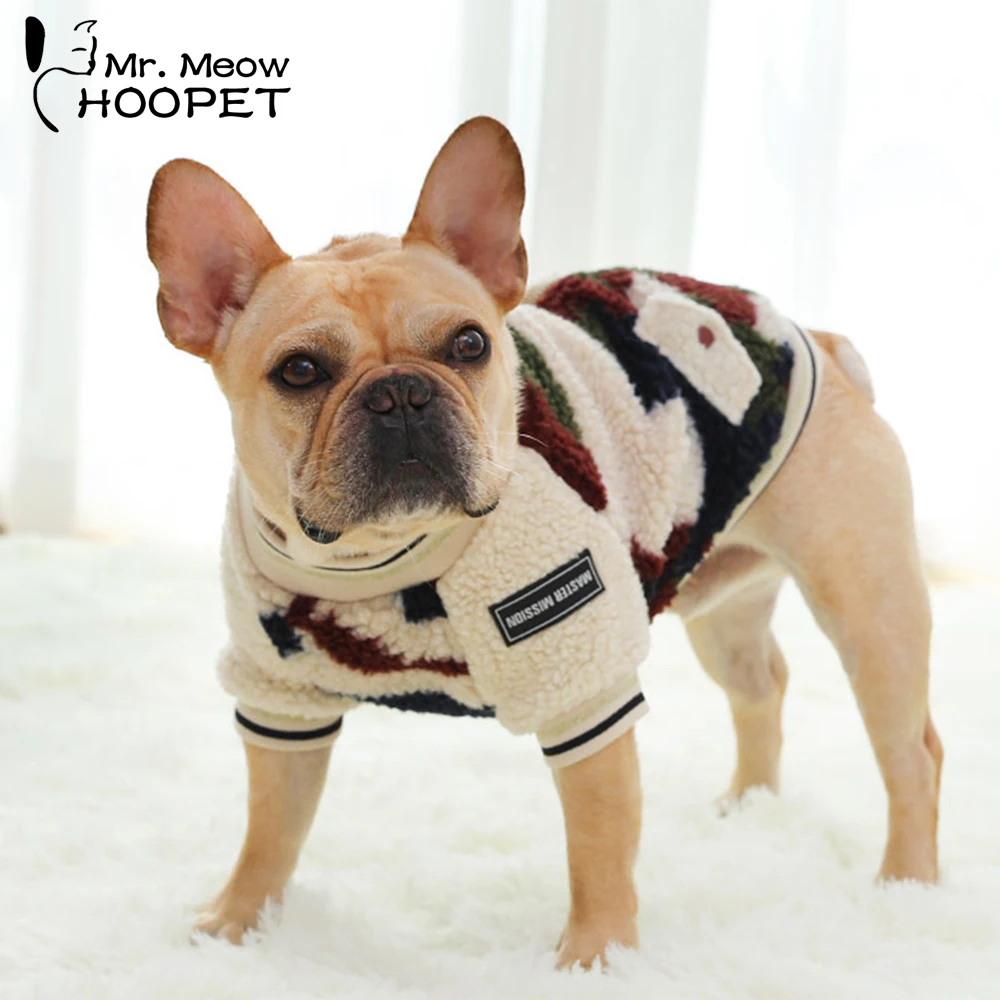 

Hoopet Pet French Bull Dog Clothes Winter Coat Clothing For Dog Jacket Puppy Vest Jacket For Small Medium Large Dogs