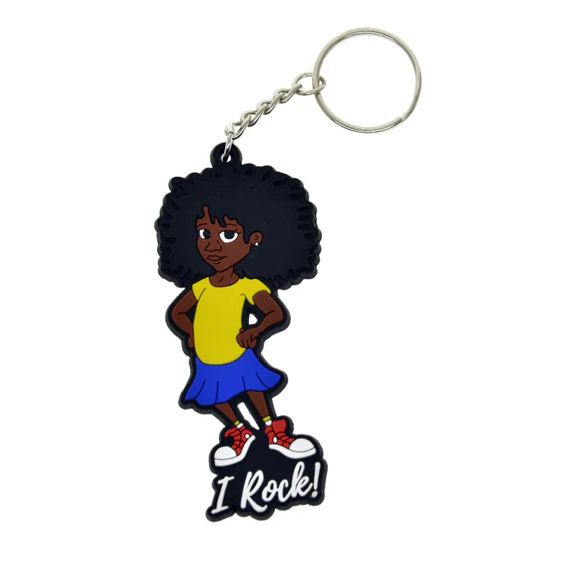 3D Custom Rubber keychains for Promotional Gift